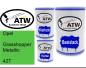 Preview: Opel, Grasshopper Metallic, 42T: 500ml Lackdose + 500ml Klarlack + 250ml Härter - Set, von ATW Autoteile West.